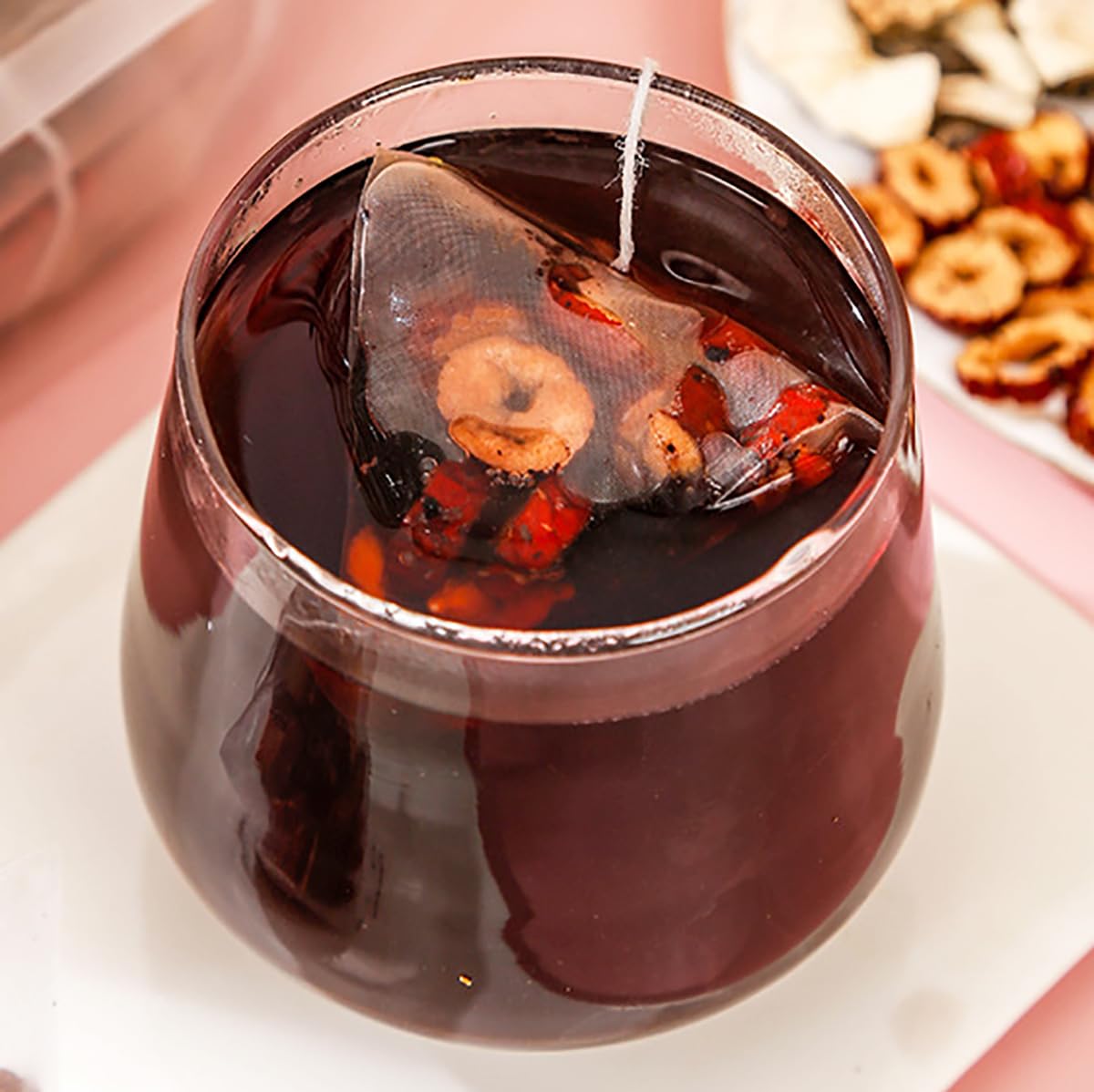 SIRDIKA prepared tea cup reveals deep color and inviting aroma