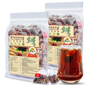 SIRDIKA Ginseng Five Treasures Tea packaging box showing premium herbal blend
