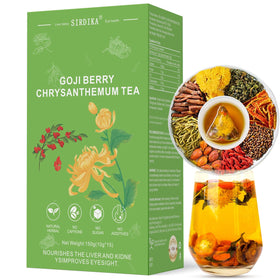SIRDIKA Goji Berry Chrysanthemum Tea pack with eight-herb blend for daily wellness