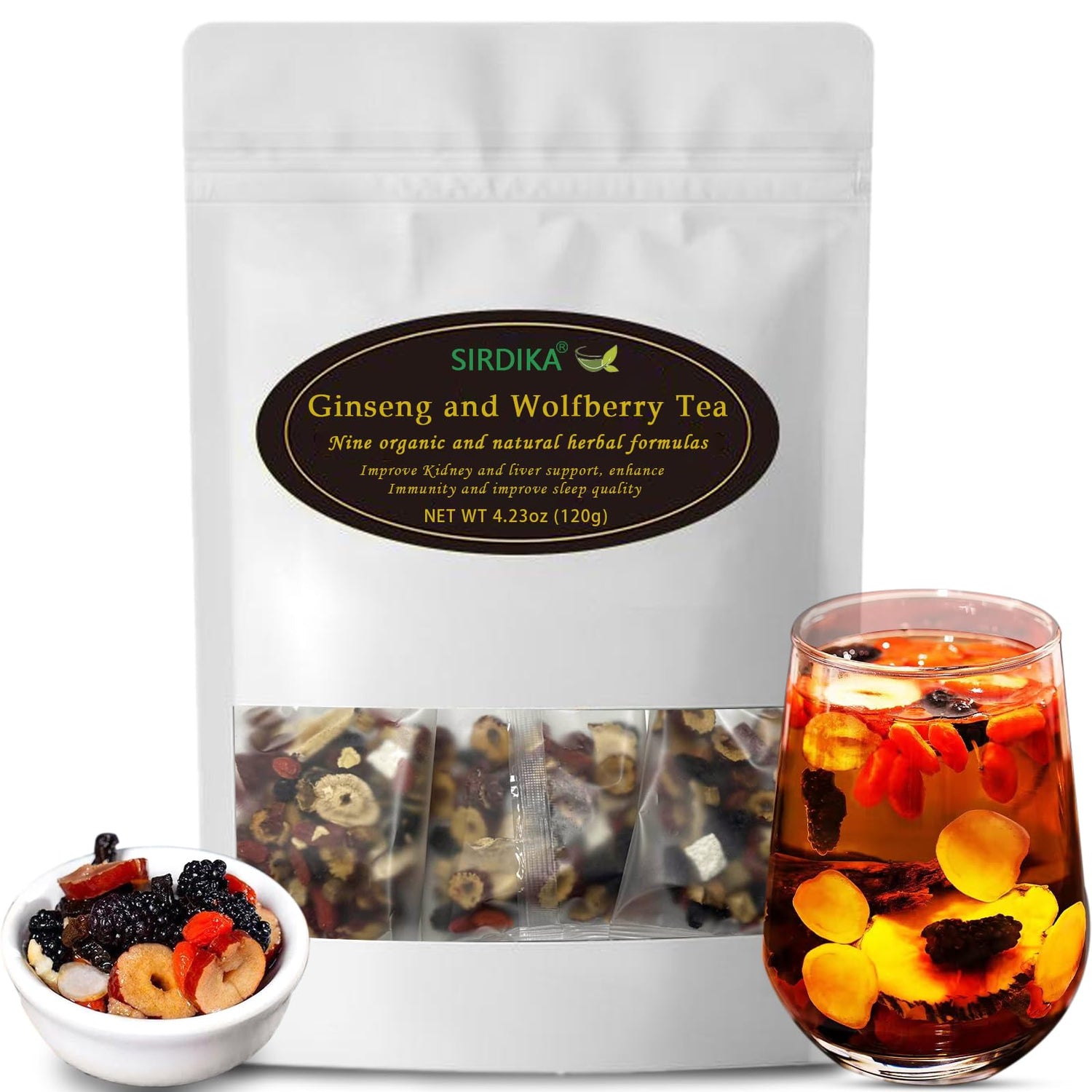 Sirdika Kidney Tea pack with 12 bags for daily wellness ritual