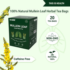 SIRDIKA Mullein Tea Bags mulberry leaf blend adding subtle sweetness and balance.