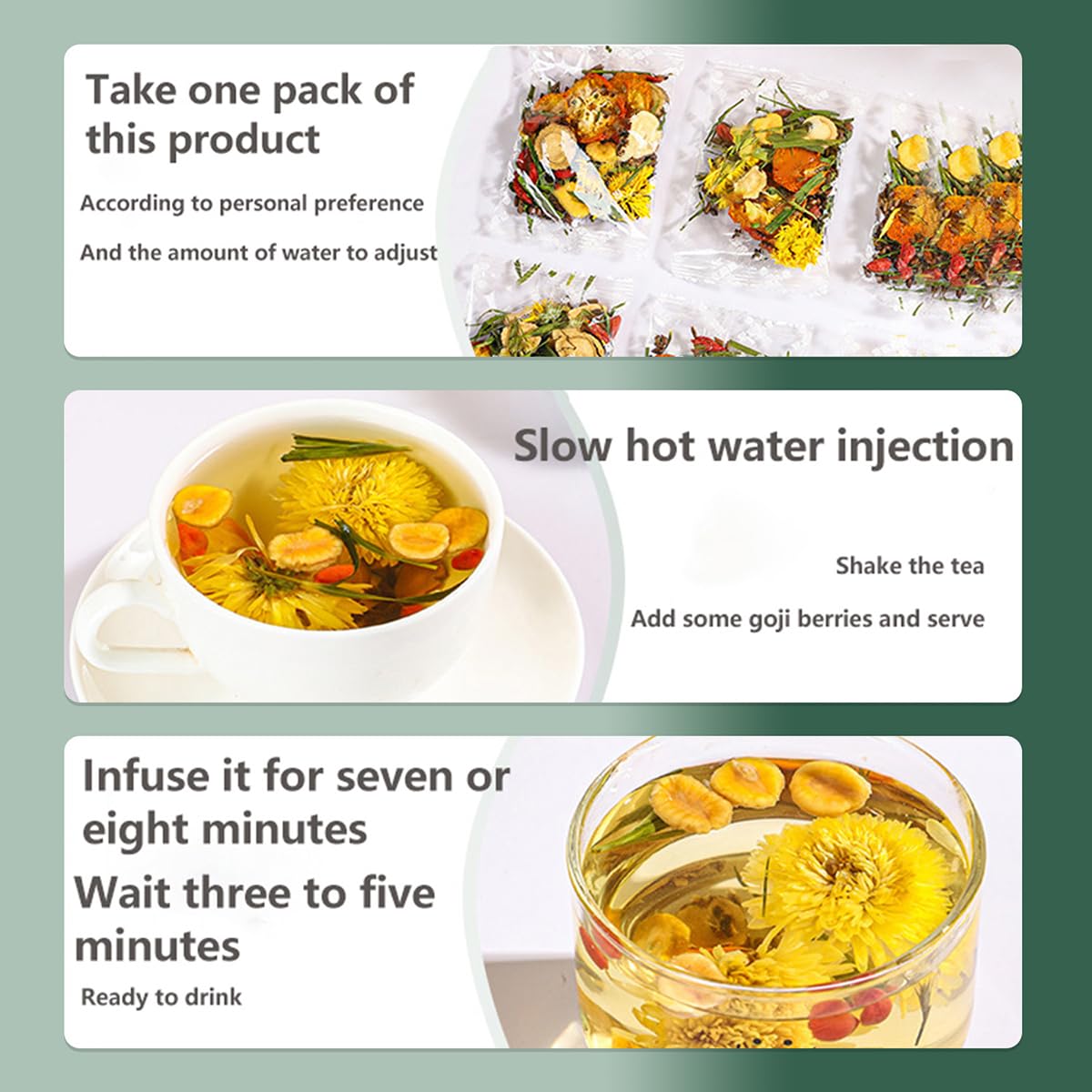 SIRDIKA Packaged tea bags in a compact box for easy storage