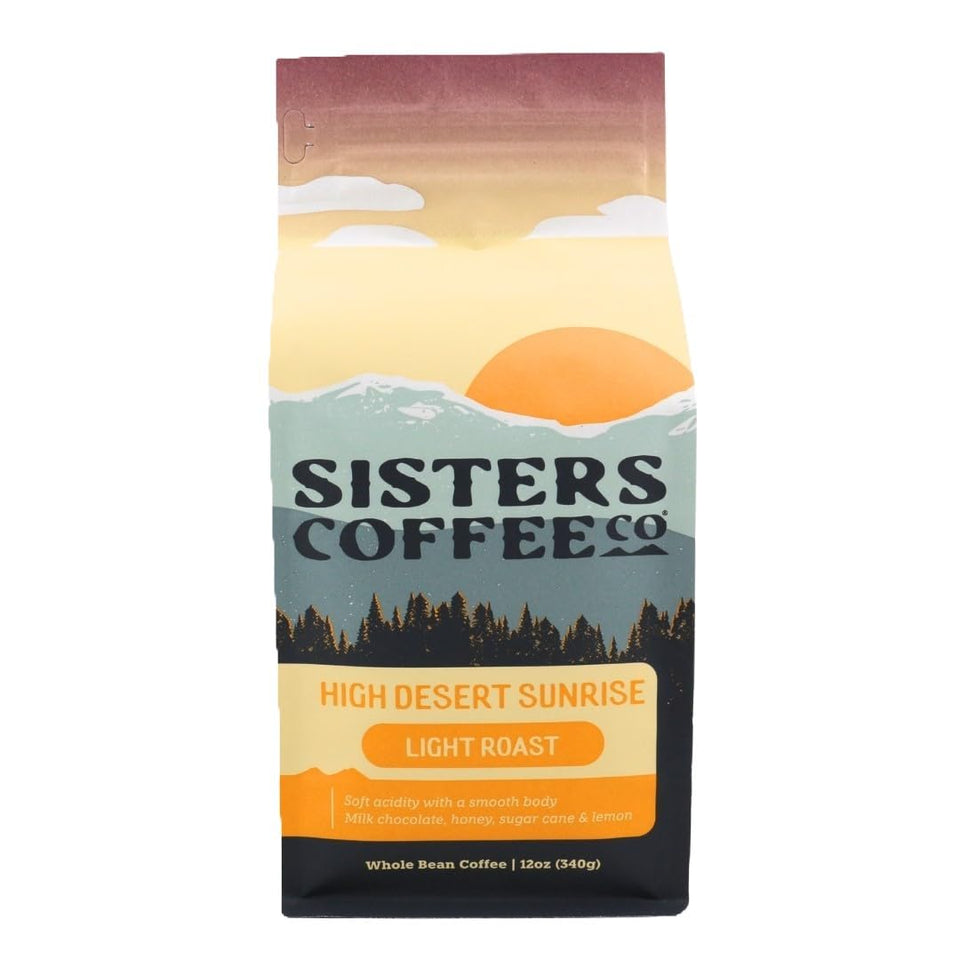 Sisters Coffee High Desert Sunrise aroma steam for a vibrant morning ritual