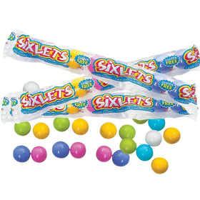 Sixlets pastel colors on a table add festive Easter charm