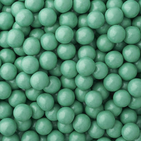 Sixlets turquoise shimmer candies brighten party favors and candy buffets.