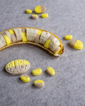 SkandyNova Banana Bubs with soft foam and tropical note