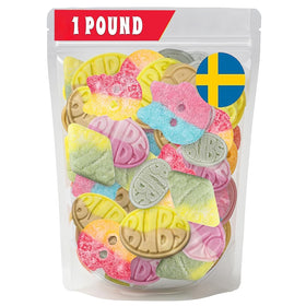 SkandyNova Bubs Swedish candy mix in resealable bag for shared snacking