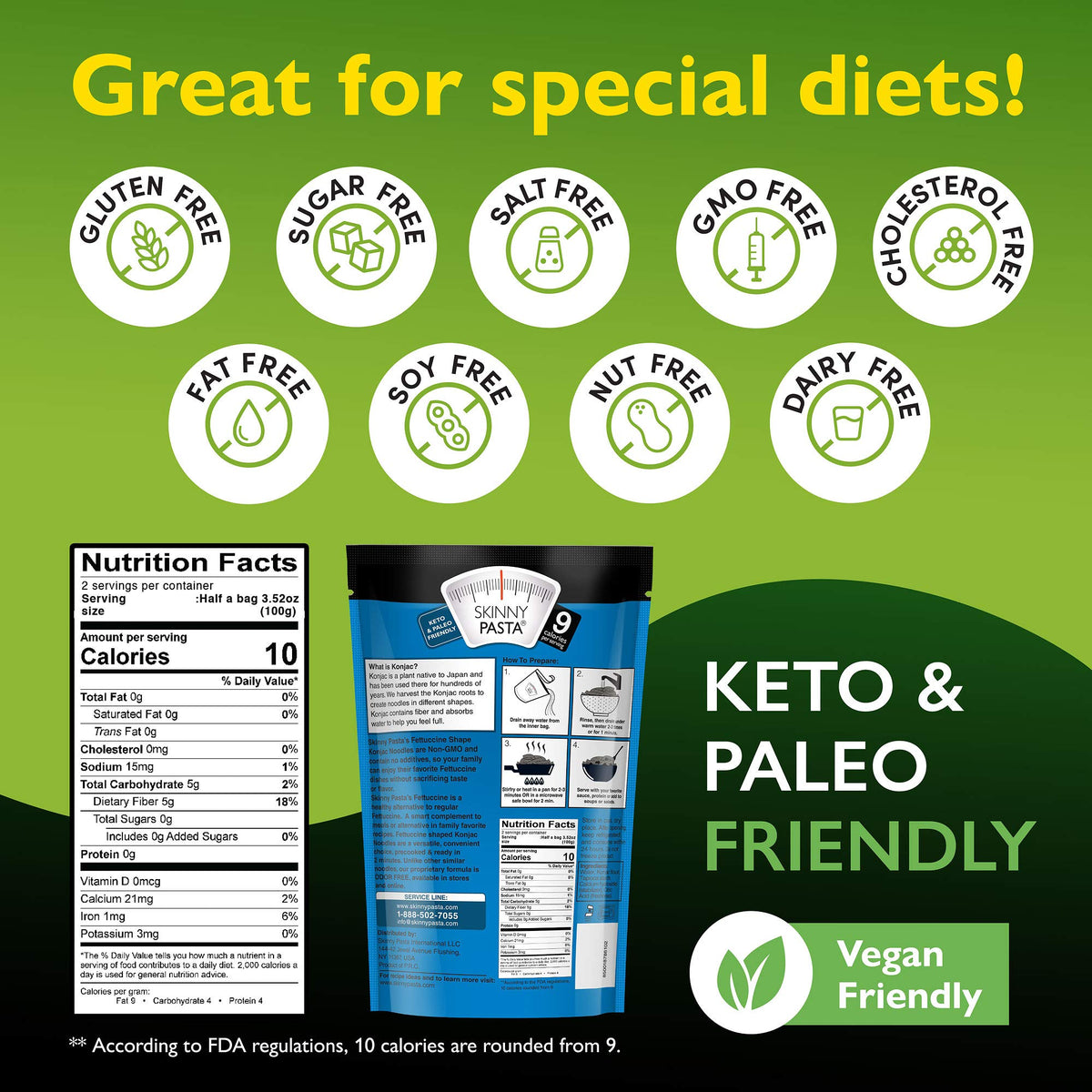 Gluten-free label on pack communicates allergy-friendly option.