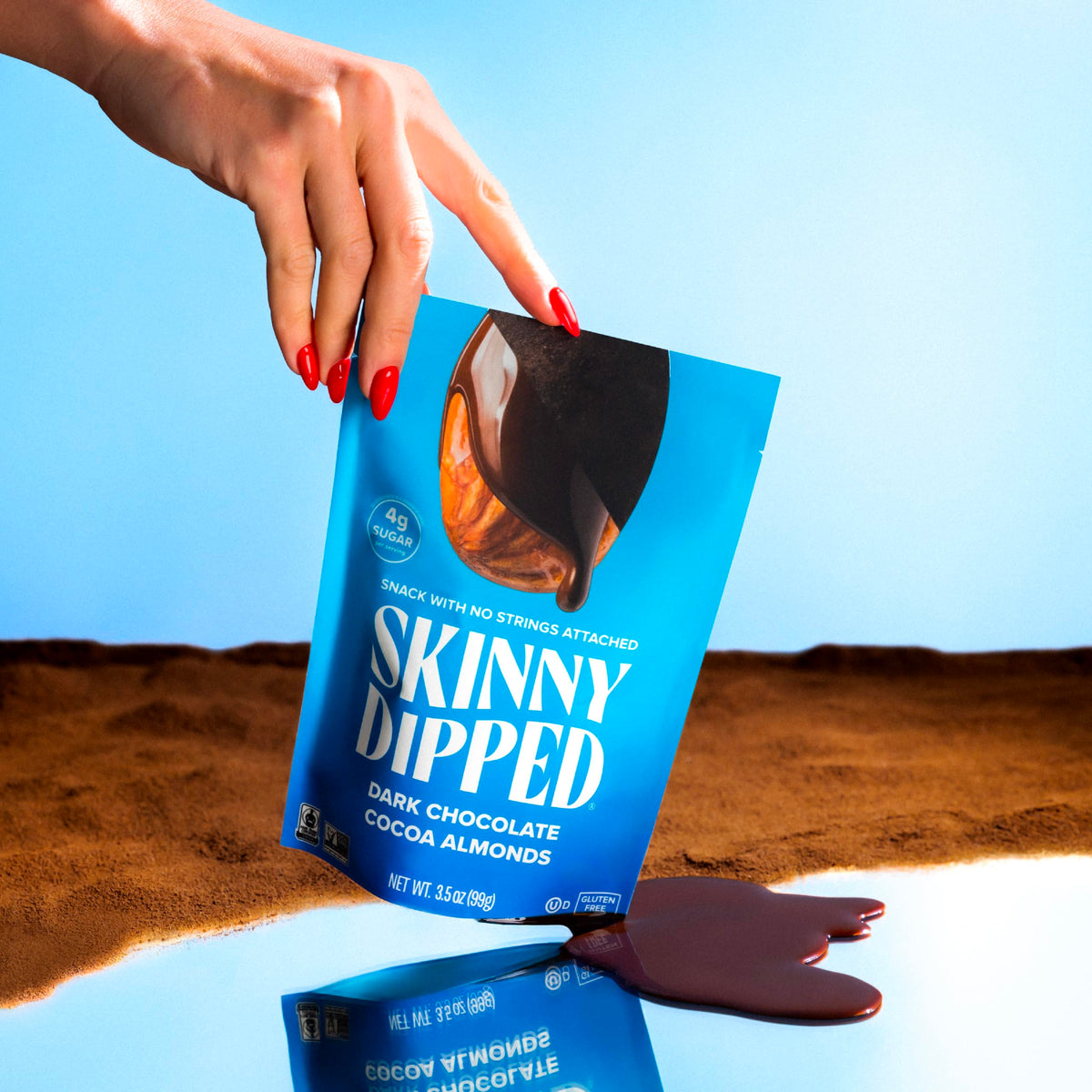 SKINNYDIPPED 170-calorie snack bag, portion-controlled