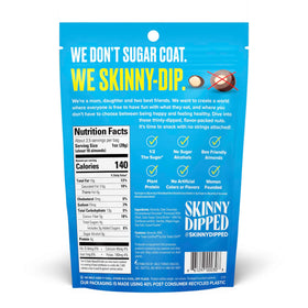 SkinnyDipped lemon bliss almonds, bright citrus notes and crunchy texture.