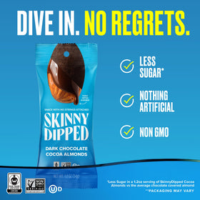 SkinnyDipped maple sugar and sea salt detail conveying balanced flavor.