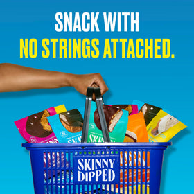 SkinnyDipped on-the-go snack ideal for travel and busy days