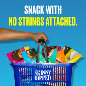 SkinnyDipped packaging display shot for easy shopping.