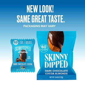 Packaging variability in SkinnyDipped Minis pack