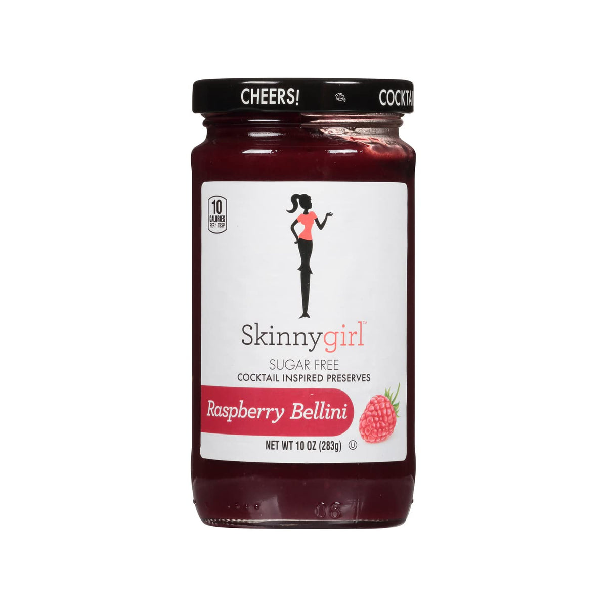 Skinnygirl Apricot Mimosa preserves jar, gluten-free and sugar-free for brunch toppings.