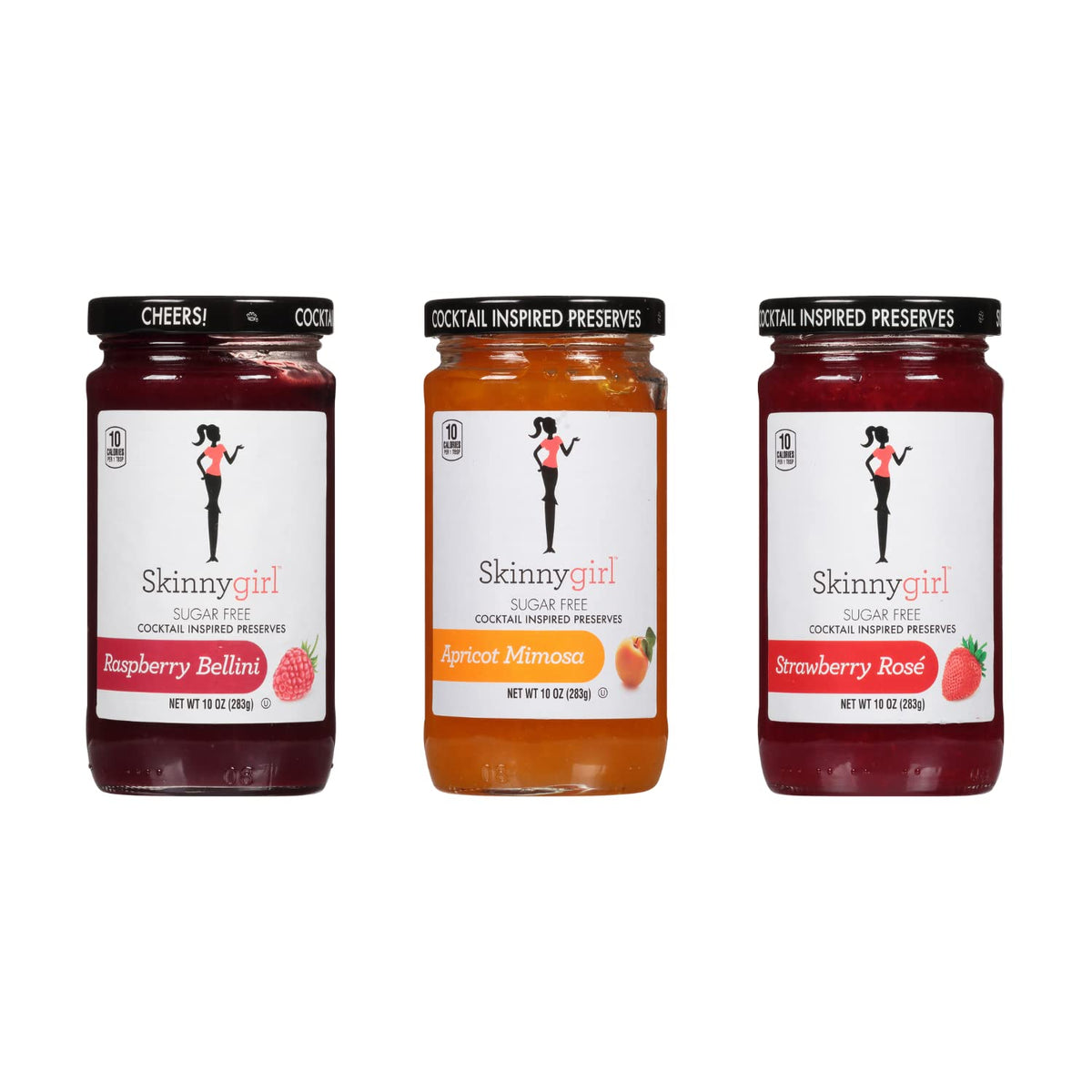 Skinnygirl Strawberry Rose preserves jar for a light, flavorful breakfast option.