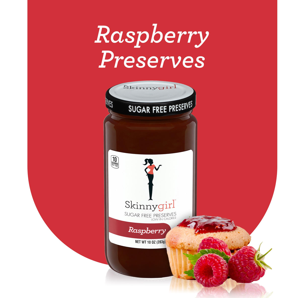 Refrigerated Skinnygirl Raspberry Bellini preserves kept ready for later enjoyment