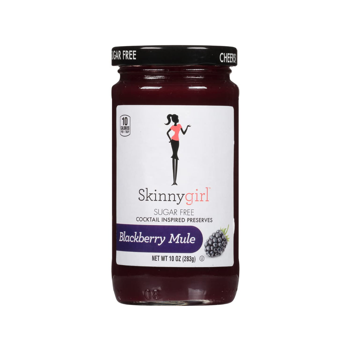 Skinnygirl label close-up showing kosher and gluten-free notes highlighted.