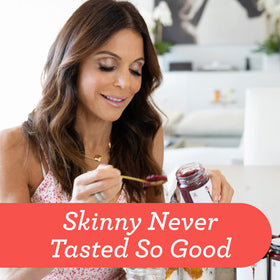 Close-up of Skinnygirl preserves texture, glossy and fruity for rich flavor.