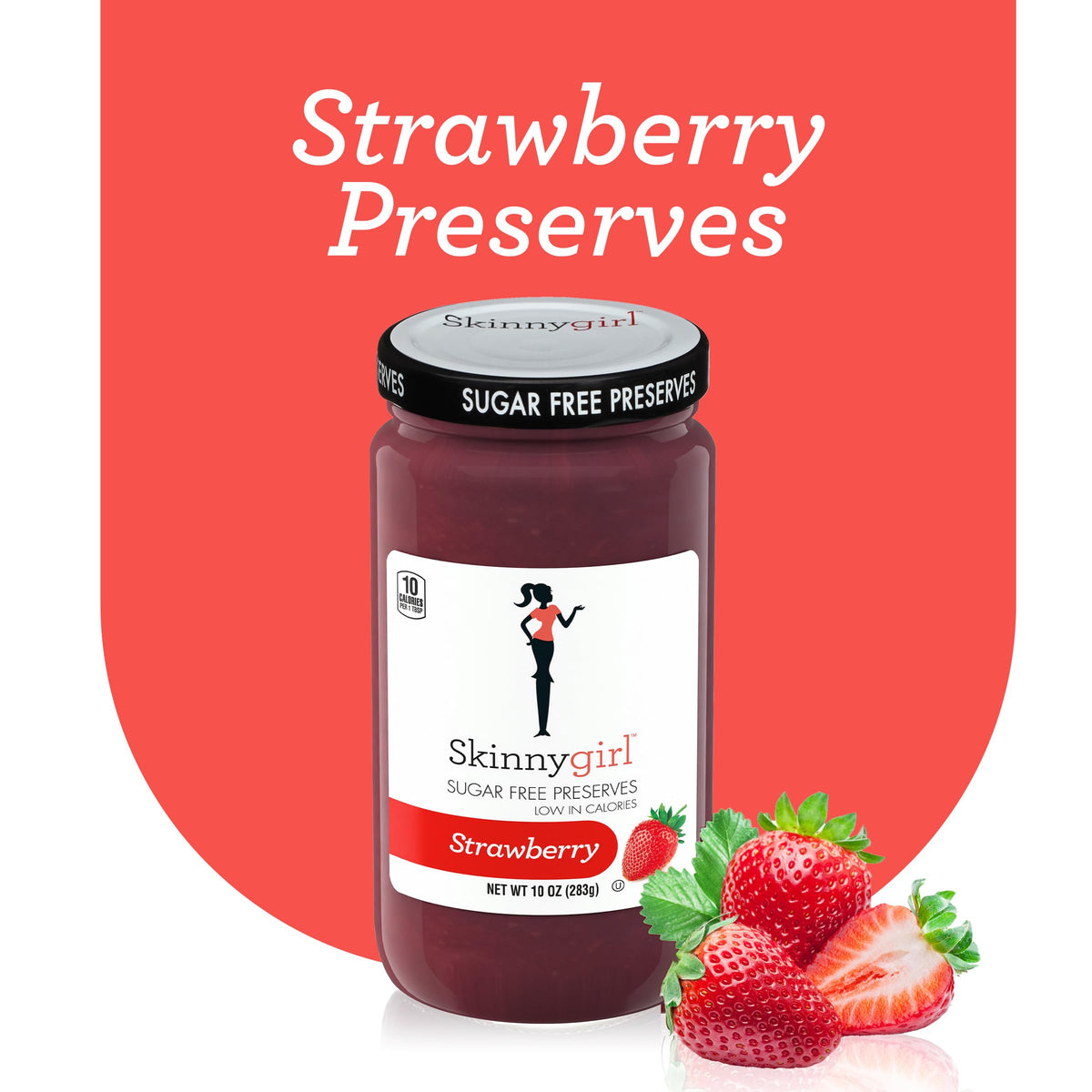 Skinnygirl preserves on oatmeal boosts taste with a light, low-cal spread.