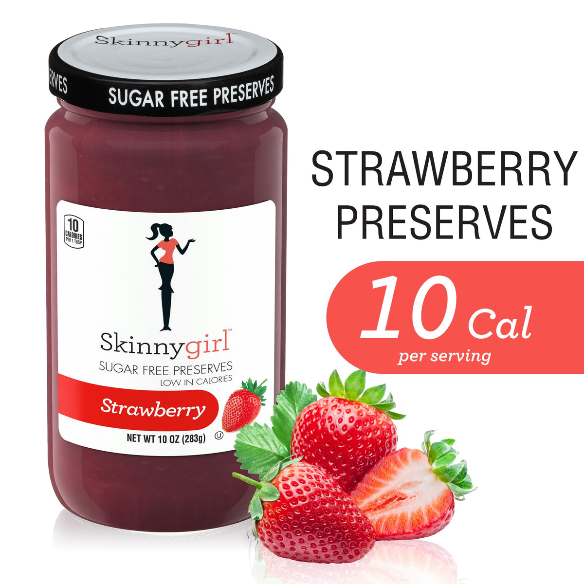 Skinnygirl preserves on toast adds bright, fruity flavor to mornings.
