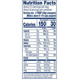 SkinnyPop Butter Microwave Popcorn popped in a bowl with light, airy crunch