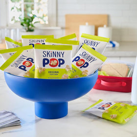 SkinnyPop no artificial flavors or colors, clean ingredient snacking