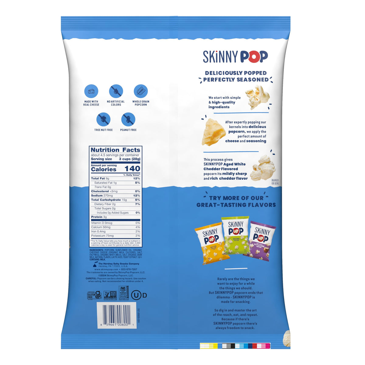 SkinnyPop nut-free packaging demonstrates safe snacking for school events