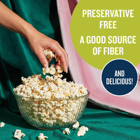 SkinnyPop Whole Grain popcorn delivering wholesome crunch