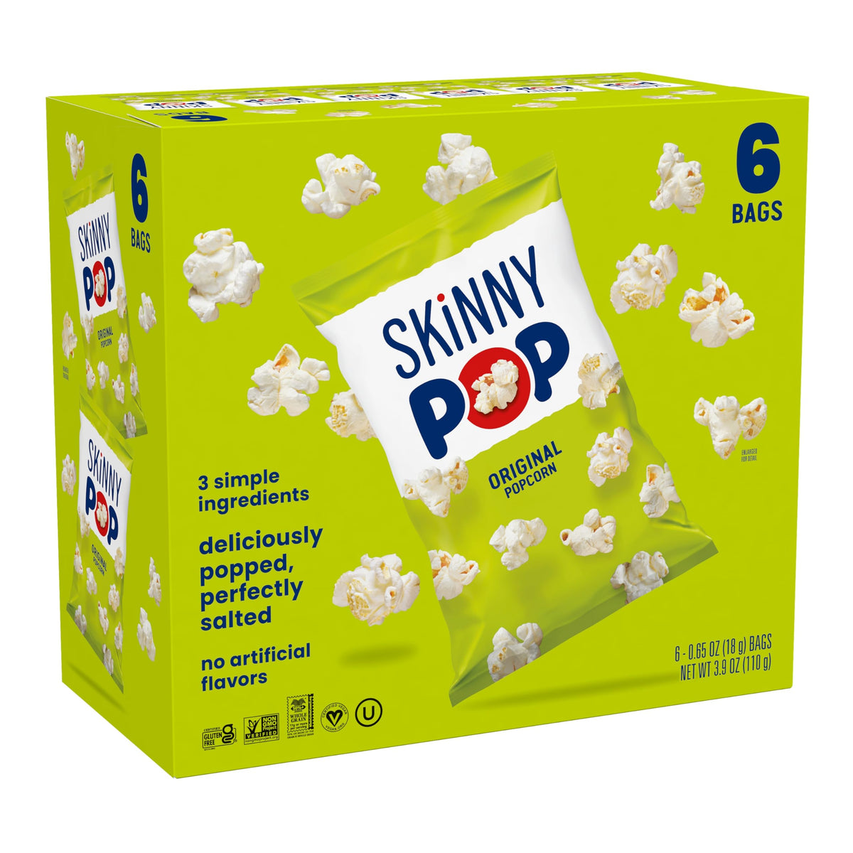 SkinnyPop dairy-free option suitable for various diets