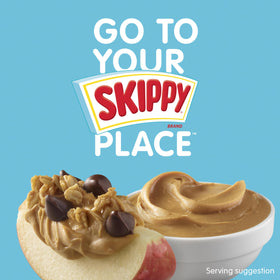 SKIPPY chunky peanut butter with plant protein spread on toast for a protein-rich snack.