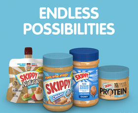 Office-friendly SKIPPY packs for mess-free snacking during breaks