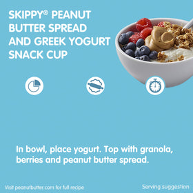 SKIPPY squeeze pack spread on crackers for a quick bite