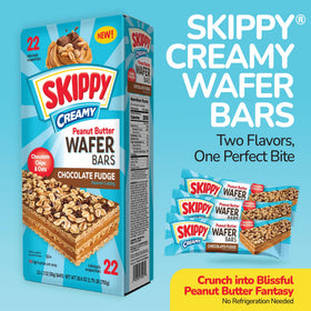 SKIPPY on-the-go snack in a lunchbox-ready package for quick energy