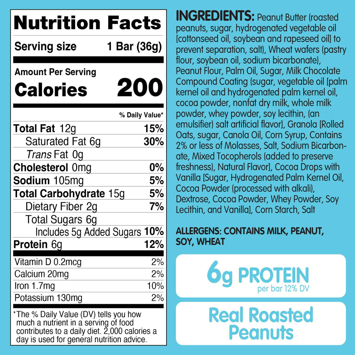 SKIPPY wafer bars with visible peanut butter layers for a satisfying crunch