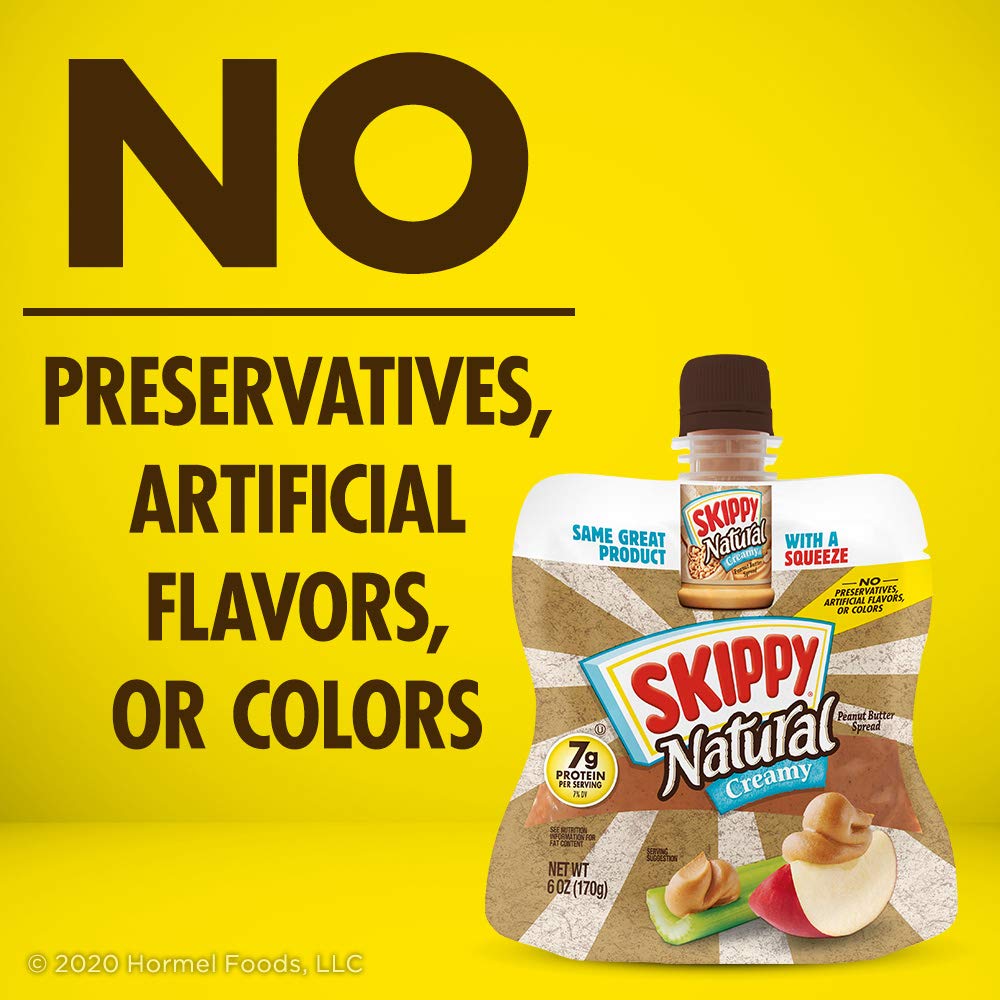 SKIPPY Squeeze on crackers shows easy, portable snacking.