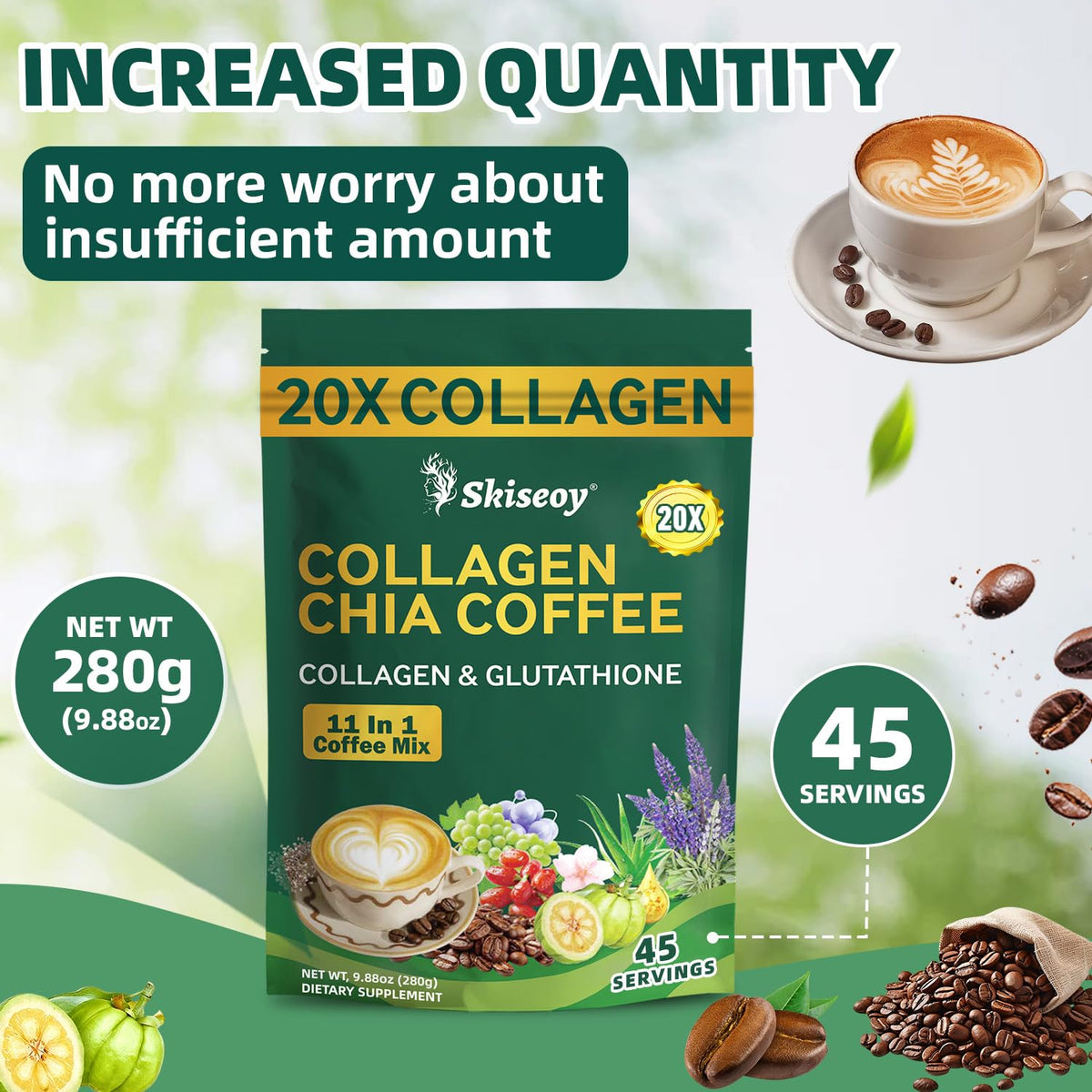 Skiseoy coffee with smooth foam top invites a creamy experience