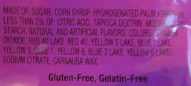 Skittles Flavor Mash-Ups Tropical close-up, colors great for sharing at gatherings.