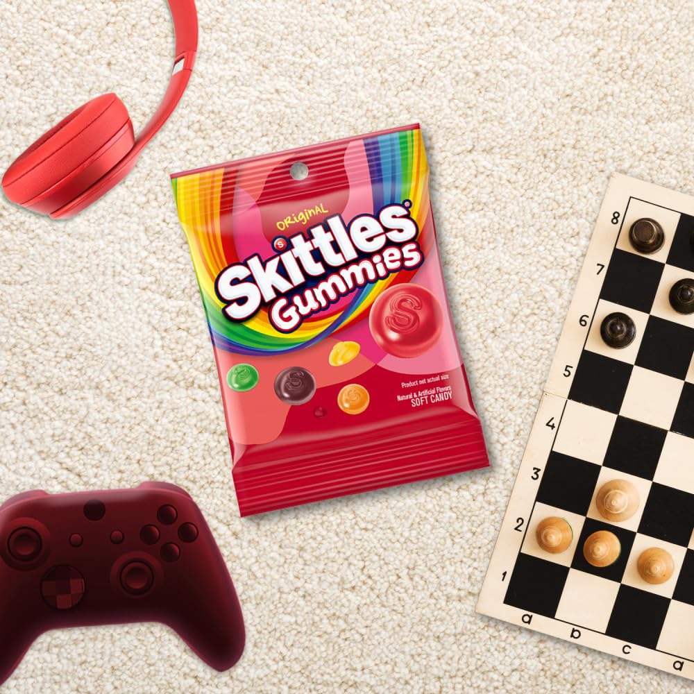 Skittles Gummies Original flavor variety close-up