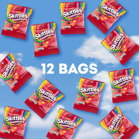 Skittles Gummies Original during game night snacks a chewy rainbow treat