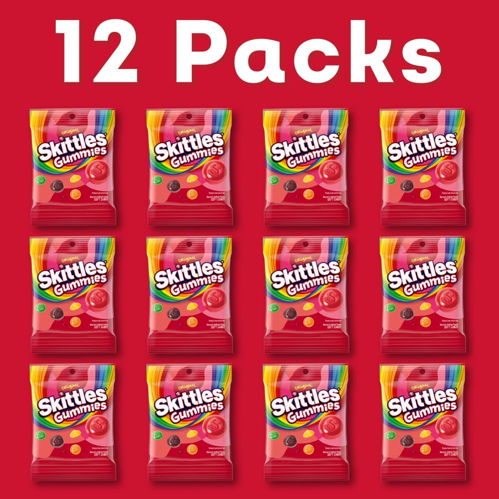 Skittles Gummies Original on-the-go pack ready for a portable treat