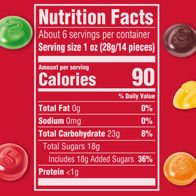 Skittles Gummies Original twelve bags pack for convenient sharing