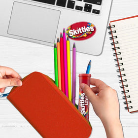Skittles Littles on a movie night setup to brighten the watch party.