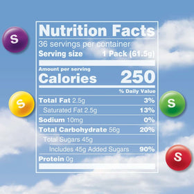 On-the-go SKITTLES packs for quick, portable snacking.