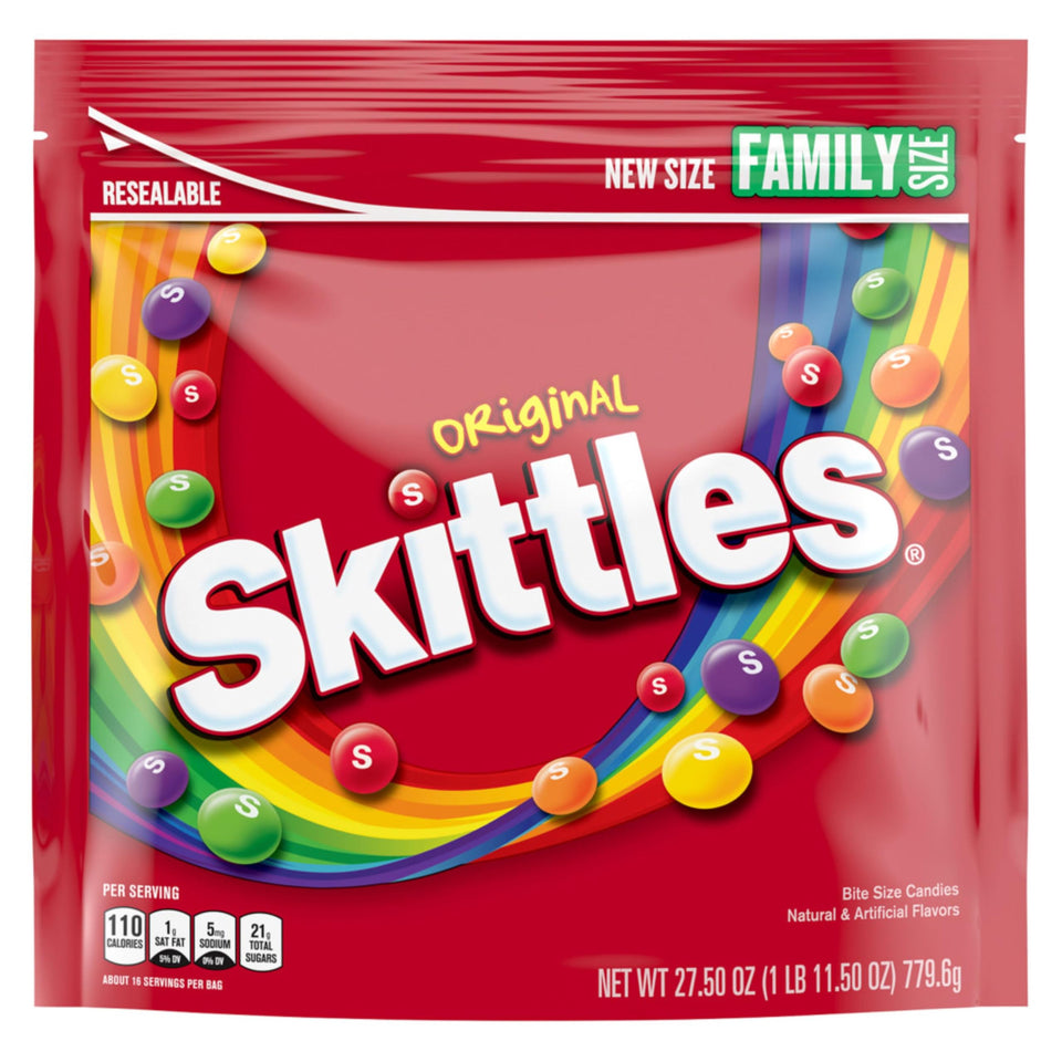 Skittles Original bulk-pack bags on display for celebrations