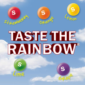 Colorful Skittles flavors add a fruity bite for snack time.