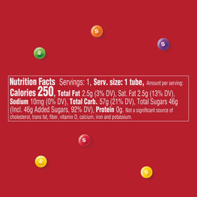 Bright rainbow colors from Skittles Littles tempt taste exploration.