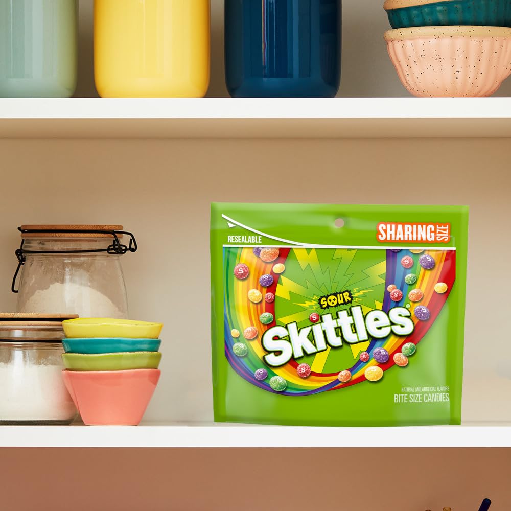 Skittles Sour bulk pack is travel-friendly for road trips