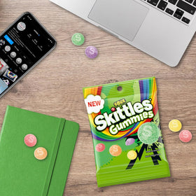 Skittles Sour Gummies party bag display fits gatherings and sharing