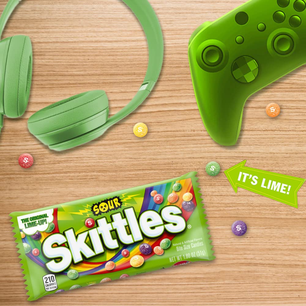 Skittles Sours bulk box suited for party favors and group celebrations.
